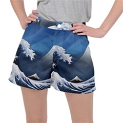 The Great Wave Off Kanagawa Women s Ripstop Shorts by pakminggu