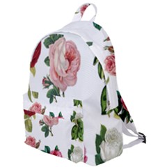 Roses-white The Plain Backpack by nateshop