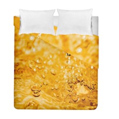 Water-gold Duvet Cover Double Side (full/ Double Size) by nateshop