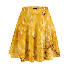 Water-gold High Waist Skirt