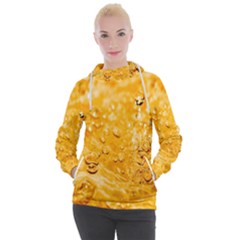 Water-gold Women s Hooded Pullover by nateshop