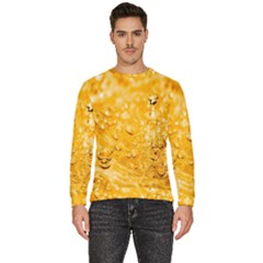 Water-gold Men s Fleece Sweatshirt by nateshop