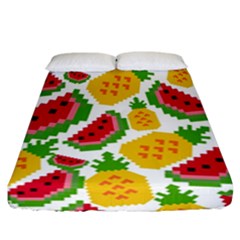 Watermelon -12 Fitted Sheet (california King Size) by nateshop