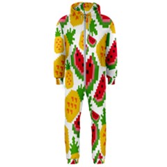 Watermelon -12 Hooded Jumpsuit (men) by nateshop