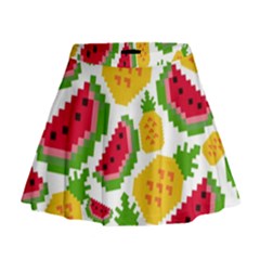 Watermelon -12 Mini Flare Skirt by nateshop