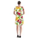 Watermelon -12 Short Sleeve V-neck Flare Dress View2