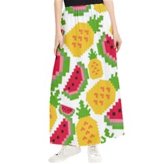 Watermelon -12 Maxi Chiffon Skirt by nateshop