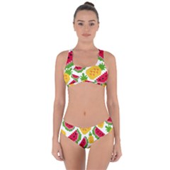 Watermelon -12 Criss Cross Bikini Set by nateshop