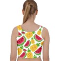 Watermelon -12 Velvet Racer Back Crop Top View2