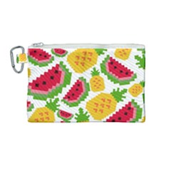 Watermelon -12 Canvas Cosmetic Bag (medium) by nateshop