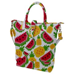 Watermelon -12 Buckle Top Tote Bag by nateshop