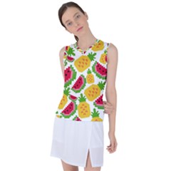 Watermelon -12 Women s Sleeveless Sports Top by nateshop