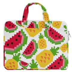 Watermelon -12 Macbook Pro 13  Double Pocket Laptop Bag by nateshop