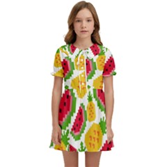 Watermelon -12 Kids  Sweet Collar Dress by nateshop