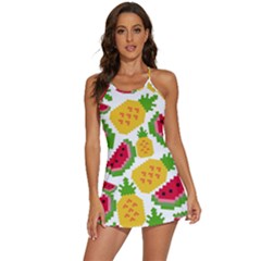 Watermelon -12 2-in-1 Flare Activity Dress by nateshop