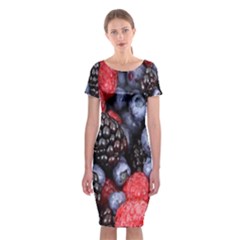 Berries-01 Classic Short Sleeve Midi Dress by nateshop