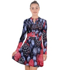 Berries-01 Long Sleeve Panel Dress by nateshop