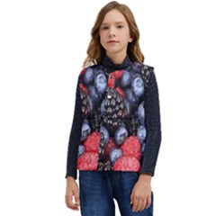 Berries-01 Kid s Button Up Puffer Vest	 by nateshop
