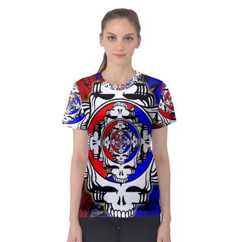 The Grateful Dead Women s Sport Mesh T-shirt by Grandong