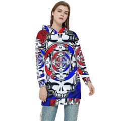 The Grateful Dead Women s Long Oversized Pullover Hoodie by Grandong