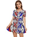 The Grateful Dead Tiered Short Sleeve Babydoll Dress View1