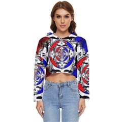 The Grateful Dead Women s Lightweight Cropped Hoodie by Grandong