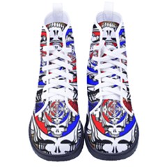 The Grateful Dead Kid s High-top Canvas Sneakers by Grandong