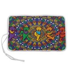 Dead Dancing Bears Grateful Dead Pattern Pen Storage Case (s) by Grandong