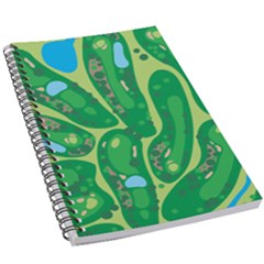 Golf Course Par Golf Course Green 5 5  X 8 5  Notebook by Cowasu