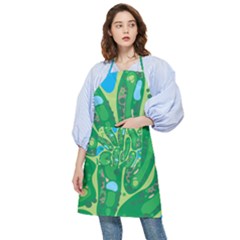 Golf Course Par Golf Course Green Pocket Apron by Cowasu