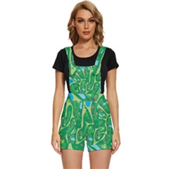 Golf Course Par Golf Course Green Short Overalls by Cowasu