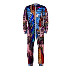 Beauty Stained Glass Castle Building Onepiece Jumpsuit (kids) by Cowasu