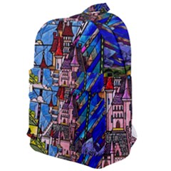 Beauty Stained Glass Castle Building Classic Backpack by Cowasu