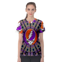 Gratefuldead Grateful Dead Pattern Women s Sport Mesh T-shirt