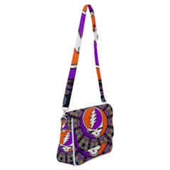 Gratefuldead Grateful Dead Pattern Shoulder Bag With Back Zipper by Cowasu