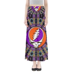 Gratefuldead Grateful Dead Pattern Full Length Maxi Skirt by Cowasu