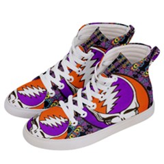 Gratefuldead Grateful Dead Pattern Women s Hi-top Skate Sneakers by Cowasu