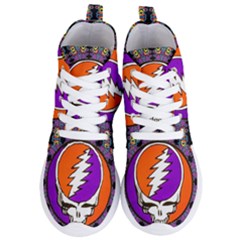 Gratefuldead Grateful Dead Pattern Women s Lightweight High Top Sneakers by Cowasu