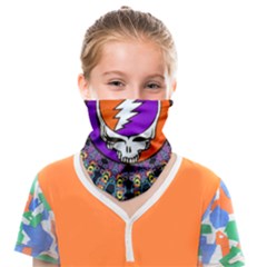 Gratefuldead Grateful Dead Pattern Face Covering Bandana (kids) by Cowasu