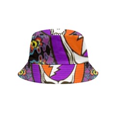 Gratefuldead Grateful Dead Pattern Inside Out Bucket Hat (kids) by Cowasu