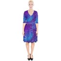 Realistic Night Sky With Constellations Wrap Up Cocktail Dress View1