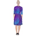 Realistic Night Sky With Constellations Wrap Up Cocktail Dress View2