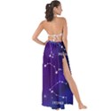 Realistic Night Sky With Constellations Maxi Chiffon Tie-Up Sarong View2