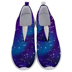Realistic Night Sky With Constellations No Lace Lightweight Shoes by Cowasu