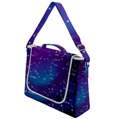 Realistic Night Sky With Constellations Box Up Messenger Bag by Cowasu