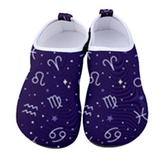 Vector Seamless Dark Zodiac Sign Star Symbol Pattern Kids  Sock-style Water Shoes