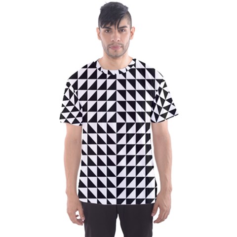 Optical-illusion-illusion-black Men s Sport Mesh T-shirt by Bedest