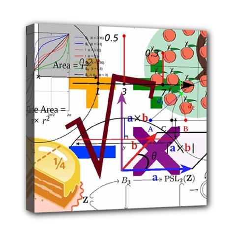 Mathematics Formula Physics School Mini Canvas 8  X 8  (stretched) by Bedest