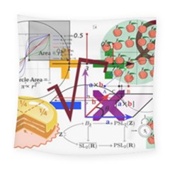 Mathematics Formula Physics School Square Tapestry (large) by Bedest