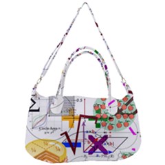 Mathematics Formula Physics School Removable Strap Handbag by Bedest